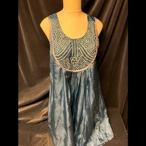 XS Batik Silk Tunic Frock